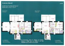 Terrain n°2 Plans intérieur 3 ou 4 pièces